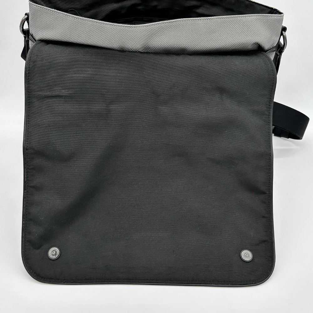 Coach Men's Grey Nylon Leather Messenger Bag F38741 - Picture 6 of 12